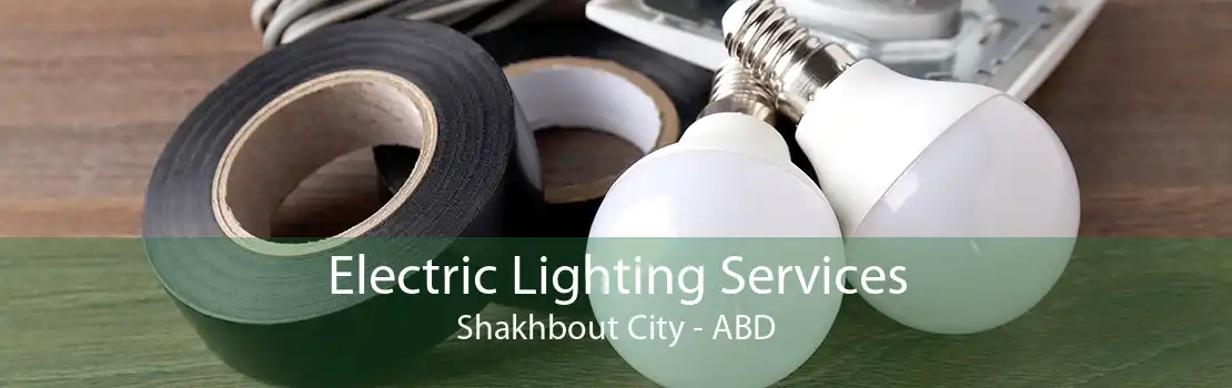 Electric Lighting Services Shakhbout City - ABD