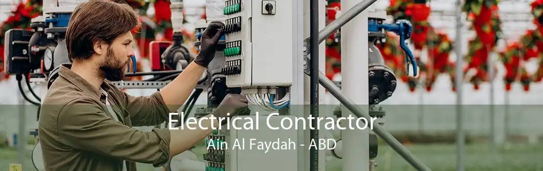 Electrical Contractor Ain Al Faydah - ABD