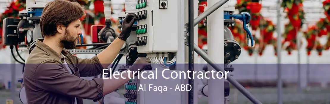 Electrical Contractor Al Faqa - ABD