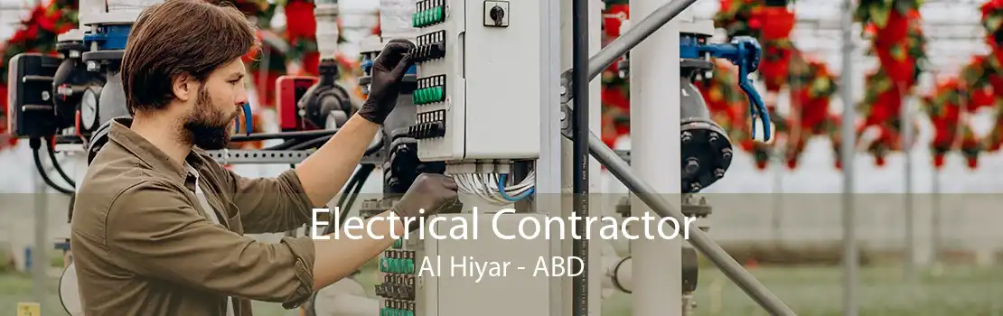 Electrical Contractor Al Hiyar - ABD