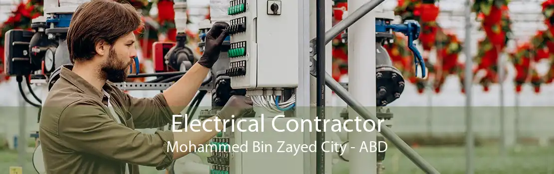 Electrical Contractor Mohammed Bin Zayed City - ABD