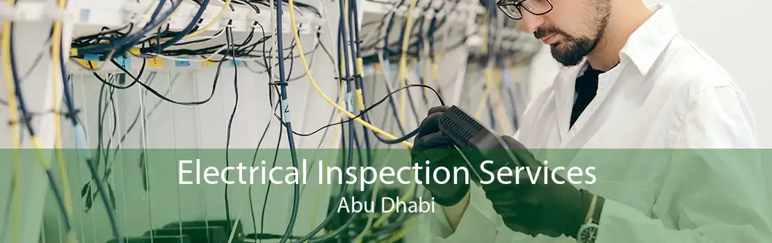 Electrical Inspection Services Abu Dhabi