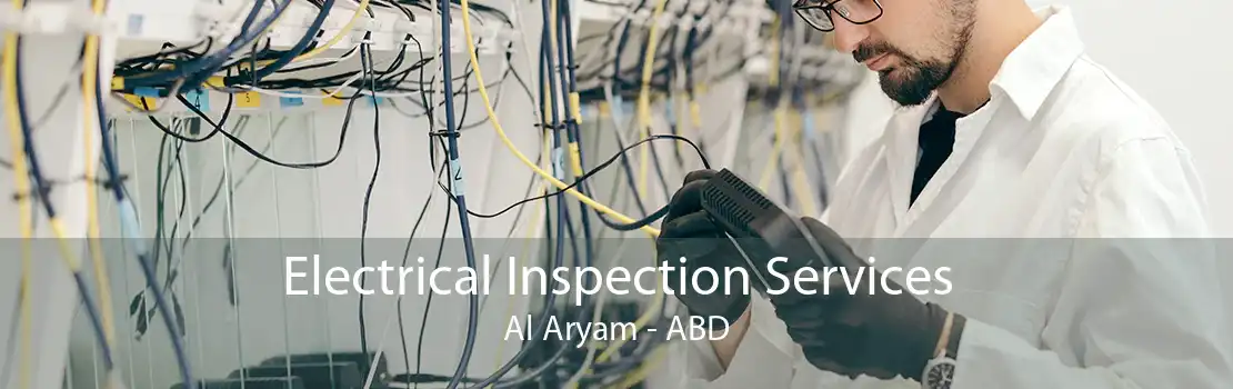 Electrical Inspection Services Al Aryam - ABD