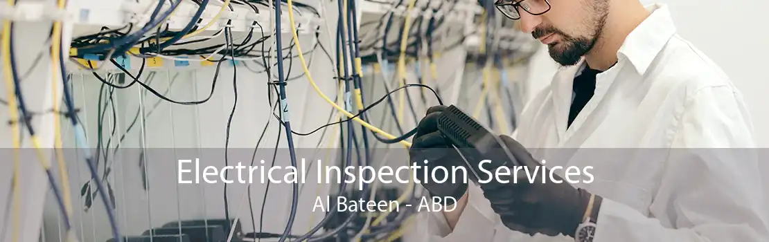 Electrical Inspection Services Al Bateen - ABD