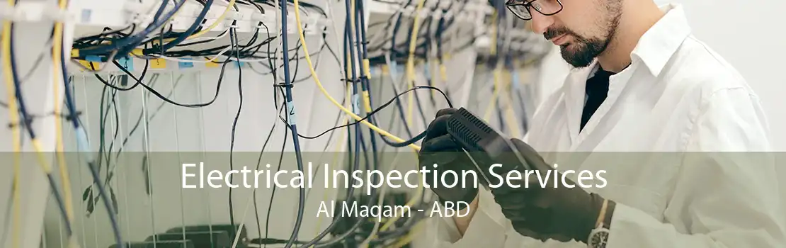 Electrical Inspection Services Al Maqam - ABD