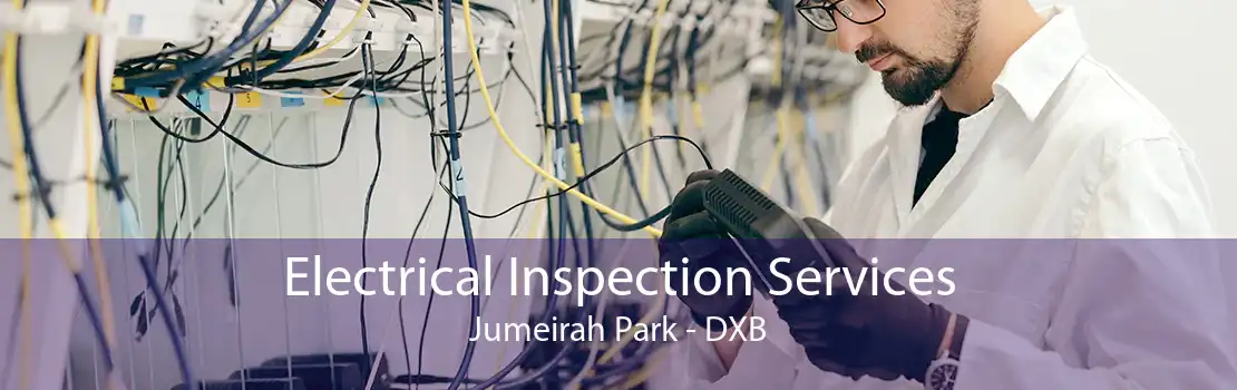 Electrical Inspection Services Jumeirah Park - DXB