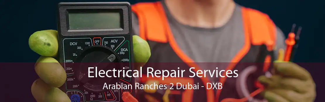 Electrical Repair Services Arabian Ranches 2 Dubai - DXB