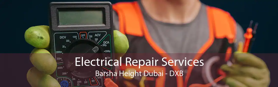 Electrical Repair Services Barsha Height Dubai - DXB