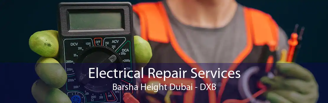 Electrical Repair Services Barsha Height Dubai - DXB