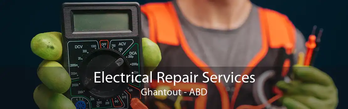 Electrical Repair Services Ghantout - ABD