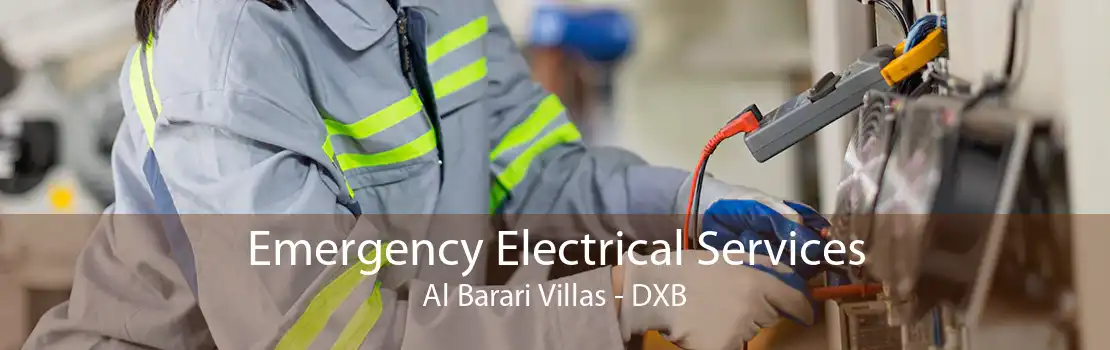 Emergency Electrical Services Al Barari Villas - DXB