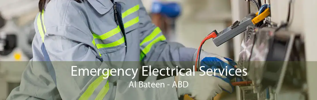 Emergency Electrical Services Al Bateen - ABD