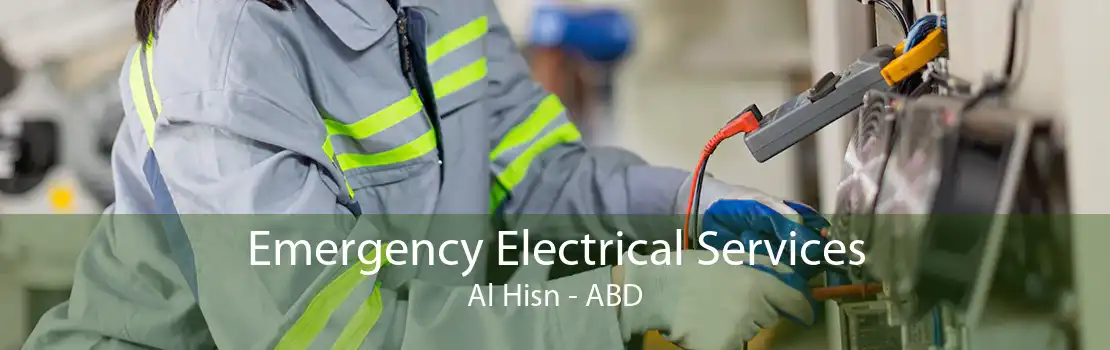 Emergency Electrical Services Al Hisn - ABD