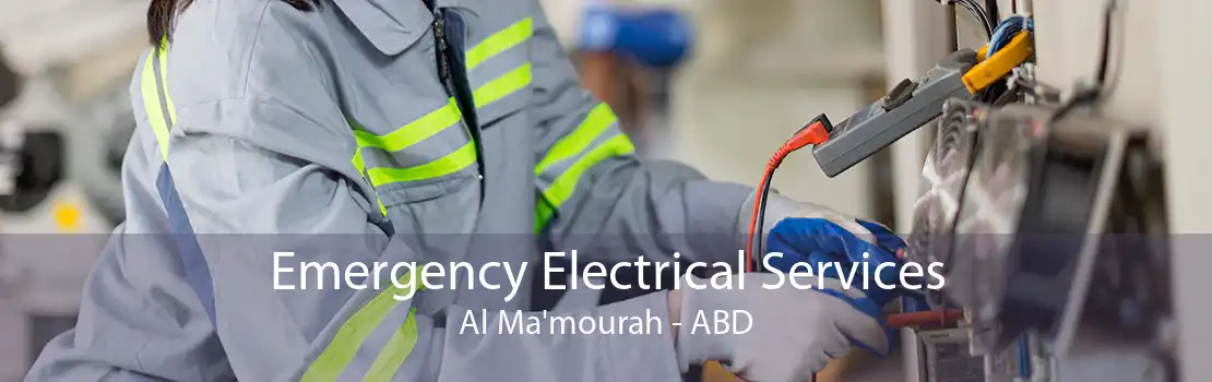 Emergency Electrical Services Al Ma'mourah - ABD