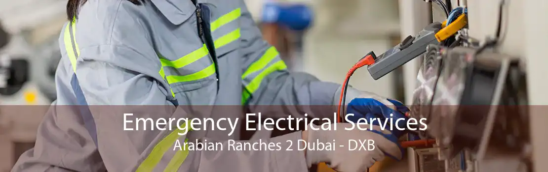 Emergency Electrical Services Arabian Ranches 2 Dubai - DXB