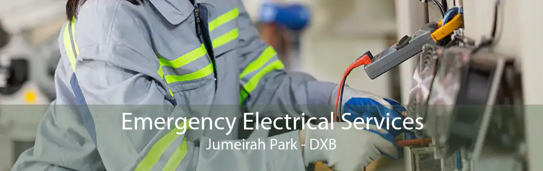 Emergency Electrical Services Jumeirah Park - DXB